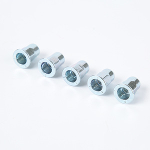 Tuerca Remachable Minglian de Cabeza Plana, Roscada, Galvanizada, de Acero al Carbono Grado A, con Orificio Pasante, para Equipos de Comunicación - Product Image 1