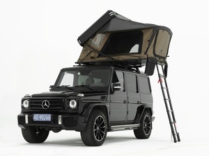 Wild Land 2025 nuevo Fordable lona impermeable plegable <span class=keywords><strong>techo</strong></span> <span class=keywords><strong>de</strong></span> coche tienda <span class=keywords><strong>de</strong></span> campaña carcasa dura Camping 4WD <span class=keywords><strong>4x4</strong></span> Overland Offroad Rooftop - Product Image 2