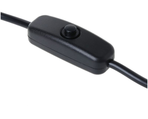 스위치 전원 공급 장치가 있는 USB Type-C 인터페이스 케이블, 라즈베리 파이 <span class=keywords><strong>4B</strong></span> 전원 케이블, 5V 3A 전원 스위치 케이블 - Product Image 2