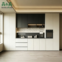 Buffet de salle à manger moderne et spacieux en bois naturel, meuble de rangement multifonctionnel en chêne massif écologique pour cuisine