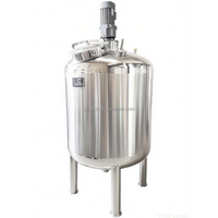 Réacteur électrique chauffant sous vide en acier inoxydable de 1000 L, doté de fonctions telles que le brassage, la dispersion et l'émulsification