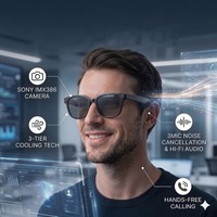 Lentes de Sol Inteligentes AG66 con Cámara Electrocrómica de 1300w, Video, Resistencia al Agua IP54, Plegables, Llamadas por BT, Traducción por IA, ChatGPT