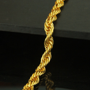 2026 Hot Selling Cool Popular Simple Design Iron Twisted Chain <b>Bracelet</b> Hiphop Style Unisex <b>Bracelet</b> Trendy Jewelry Wholesale - Product Image 4