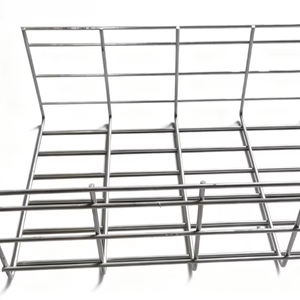 Factory Customized Precision Metal Cable Tray Type Cable Tray 50mm and 150mm Straight Steel <strong>Wire</strong> <strong>Mesh</strong> Cable <strong>Ladder</strong> - Product Image 1
