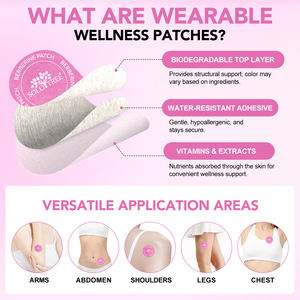 SOLOTREE 핫 세일 천연 비건 빠른 흡수 체중 감소 계피와 여성 남성을위한 베르베린 패치 - Product Image 5