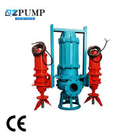 Pompe de transfert de boue submersible ZJQ à conception anti-colmatage, corps en acier inoxydable, turbine en alliage de chrome élevé, pompe de retrait de sable