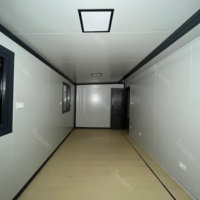 Maison conteneur préfabriquée modulaire en acier léger, design personnalisé, la plus vendue, portable, entièrement meublée, extensible, 20 pieds, 30 pieds, 40 pieds
