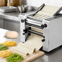 Machine à presser et à étaler la pâte électrique commerciale, à moteur, pour boulangerie, pizza, nouilles, pâtes, et préparation d'enveloppes alimentaires