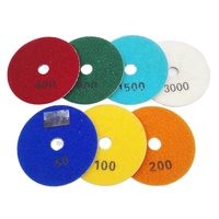 SHDIATOOL Disque de polissage diamanté à résine de qualité A, 4 pouces/100 mm, pour le ponçage humide des carreaux, du granit, du marbre, de la pierre et du quartz