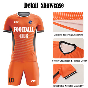 Ensemble de maillots de football respirants et à séchage rapide, nouveau design, vente en gros - Product Image 4