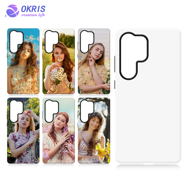 For Galaxy S25 Edge Sublimation Mobile Phone Case Blank 3D 2in1 Film Phone Cover for Samsung S25 / S25 Ultra / S25+ Glossy Style