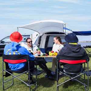 <span class=keywords><strong>Table</strong></span> de camp multifonctionnelle à hauteur réglable pour l'extérieur avec pieds en alliage d'aluminium <span class=keywords><strong>Table</strong></span> de <span class=keywords><strong>camping</strong></span> pliable en bois et <span class=keywords><strong>bambou</strong></span> à quatre volets - Product Image 3