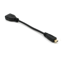 Adaptor Micro HD MI ke HDTV betina, kabel definisi tinggi pendek tipe jantan-ke-betina, kabel data eksternal kecil ke besar