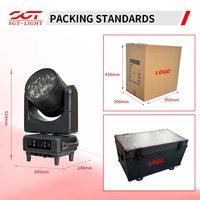 SGT IP65 7x60W RGBW Bee Eyes Moving Head avec lumière auxiliaire LED DMX512 Wash Beam Zoom pour mariages, fêtes et clubs