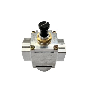 3/4 "Entrée Gaz Aluminium Sécurité Flamme Défaillance Haut BTU Électrovanne de Débit de Gaz - Product Image 1