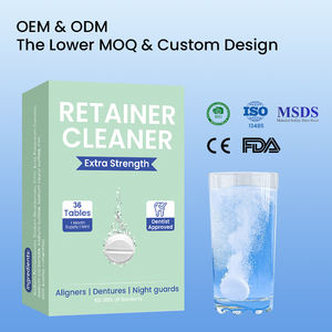 36 Tabletas en Oferta, Tabletas Efervescentes para Limpieza de Dentaduras Postizas, Antibacterianas, Eliminan Manchas, para Retenedores e <span class=keywords><strong>Invisalign</strong></span> - Product Image 2