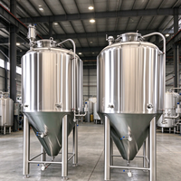 Cuve de Fermentation Conique en Acier Inoxydable 304/316 MICET 10BBL pour Bière Artisanale, Brasserie, Bar, Pub, Restaurant