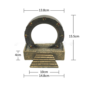 Lampe de nuit 3D Stargate Atlantis en résine, lampe de nuit LED créative, ornements de bureau, décoration créative pour la chambre à coucher, cadeau pour la maison - Product Image 6