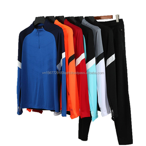 Half-Zip Printed Breathable Long Sleeve Football Training Suit Set Kids Autumn Winter Jersey Adult Outdoor Running Sports Casual - Product Image 6
