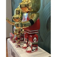 Statue d'ours violent personnalisée 400% 1000% pour décoration intérieure de bureau, accessoire décoratif, modèle artisanal en ABS, jouet LR Original