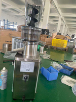 Commerciële automatische slowjuicer voor fruit, sapcentrifuge, 300W-2000W motor voor appel- en sinaasappelsap, voor detailhandel.