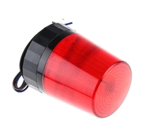 (Neue Signalleuchte) 907-5999, LLT-Serie Rote Blinkende Warnleuchte 230V AC, LED-Birne Schraubbar, IP67
