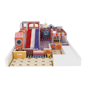 Ensemble de jeux multifonctionnel haut de gamme pour enfants : trampoline, toboggan et équipement de jeu d'intérieur, vente en gros - Product Image 2