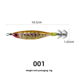 Appât lumineux en bois pour crevettes <span class=keywords><strong>de</strong></span> pêcheur <span class=keywords><strong>de</strong></span> loisirs appât <span class=keywords><strong>de</strong></span> poulpe en plastique dur <span class=keywords><strong>coup</strong></span> <span class=keywords><strong>de</strong></span> <span class=keywords><strong>carpe</strong></span> crochet <span class=keywords><strong>de</strong></span> calmar leurre faux appât pour perchoir <span class=keywords><strong>de</strong></span> fond - Product Image 5