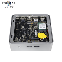 EGLOBAL 1 x DDR3-2133, admite un máximo de 8 GB. Mini PC con 2HD, 4USB, Intel Core I3-8109U, 2 Núcleos, 4 Subprocesos, 3.6GHz, el Mejor Ventilador
