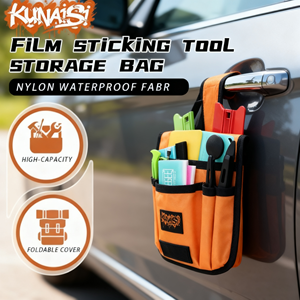 Bolsa Oxford Multibolsillos KUNAISI, Bolsa para Herramientas <span class=keywords><strong>de</strong></span> Coche, Cinturón, Ligera, Duradera, con Placa Metálica - Product Image 5