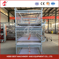Cage automatique de type H pour poulets et poulettes, pour 25 000 oiseaux, ferme au Nigeria