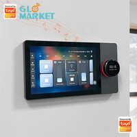 Contrôle Central Mural Glomarket Tuya Smart System WiFi, Hôte Musical Multifonction à Écran Tactile 6/7/8/10/12 Pouces, Passerelle Zigbee BLE