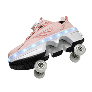 נעלי ספורט לנשים עם 4 רולים בחוץ הליכה וגלי ספורט נשלפים לגלגלים בקיץ - Product Image 5