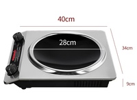 Vente directe d'usine 1 plaque chauffante Table de cuisson à induction portable Commercial Cuisinière à induction électrique à brûleur unique