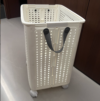 Panier à linge pliable de grande capacité pour la salle de bain, panier de rangement pour vêtements sales, panier à linge pliable
