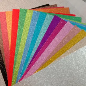 Kerst Decoratie Glitter Papier Cardstock Glittered 250 Gsm Wimper Glitter Achtergrond Papier Voor Ambachtelijke