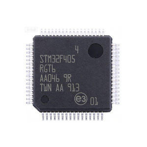 Microcontrôleur STM32F405RGT6 STM32F405RGT6TR, puce MCU IC 32 bits, 1 Mo FLASH, 64-LQFP <span class=keywords><strong>STM32</strong></span> <span class=keywords><strong>F405</strong></span> RGT6 - Product Image 1