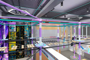 Centro de Juegos Interior Urbano de Moda, Nueva Llegada, Módulos Personalizables, Zonas Interactivas para Niños con Plástico para Escalar - Product Image 2