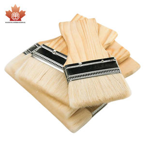 Pinceau plat professionnel en nylon pour les peintres à l'huile et à l'aquarelle, pinceau en bois pour artistes - Product Image 3