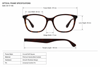 Monture optique carrée en acétate, monture de lunettes écaille de tortue, acétate importé, logo personnalisé, OEM, approvisionnement en gros
