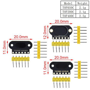 VL6180/VL53L0X/VL53L1X Time of Flight (ToF) Laser Ranging Sensor Module TOF050C TOF200C TOF400C 50CM/2M/4M IIC - Product Image 2