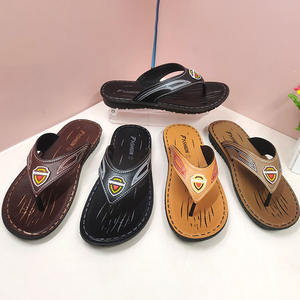Vente flash - Chaussons pour hommes en PVC à semelle plate confortable et douce, personnalisés, nouveaux, antidérapants, décontractés, de haute qualité, pour la plage et les activités de plein air, tongs pour garçons - Product Image 1