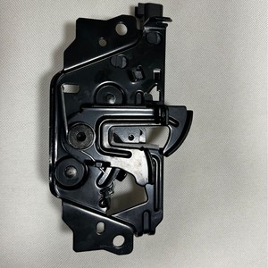 Verrou de capot avant Tesla 1033011-00-G, pièce de rechange, composant de capot moteur en métal noir - Product Image 1