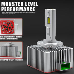Nouveau modèle D20 12000 tr/min ventilateur d'efficacité 110w 11000 lumens Double face 15 puces D2s D3s D4s D1s Led Canbus 6000K pour <span class=keywords><strong>voiture</strong></span> - Product Image 6