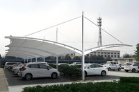 Haute qualité PVC toile PVDF tissu traction Membrane blanc ignifuge imperméable tissé Style plaine bâche