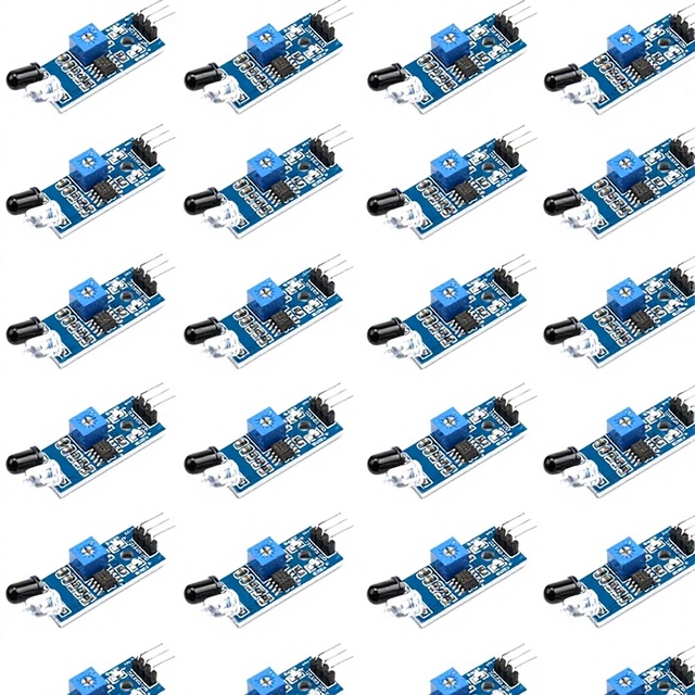 IR Obstacle Avoidance Sensor Modules for Smart Car Robot Reflective Photoelectric Proximity Sensor