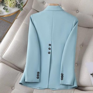 Nuevo Traje de Chaqueta para Mujer, Estilo Moderno, para Oficina, Trabajo, con un Solo Botón, Manga Larga, Transpirable, Cuello en V, Elegante y Clásico - Product Image 4