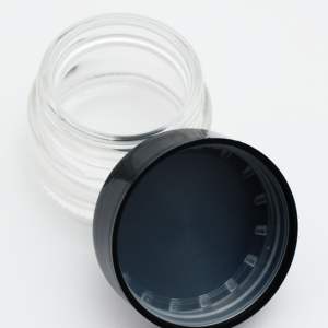 Tarro de Crema Facial de Vidrio con Tapa Negra Cannacoast CC21, 5/7/9 ml, Envase Cosmético Grueso Vacío con Logotipo Personalizado Impreso en Serigrafía - Product Image 5