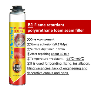 B1 Lớp Chống Cháy PU bọt Sealant dính & Sealant cho cửa sổ liên kết sửa chữa dễ dàng cài đặt PU phun bọt - Product Image 2
