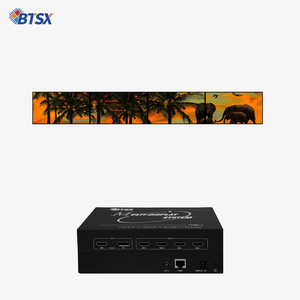 Penampil Multi layar 4K60 MxN, tampilan melalui paralel Multi layar 1 dalam 4 luar 2X2 1X4 Pixel-to-pixel Expander - Product Image 2